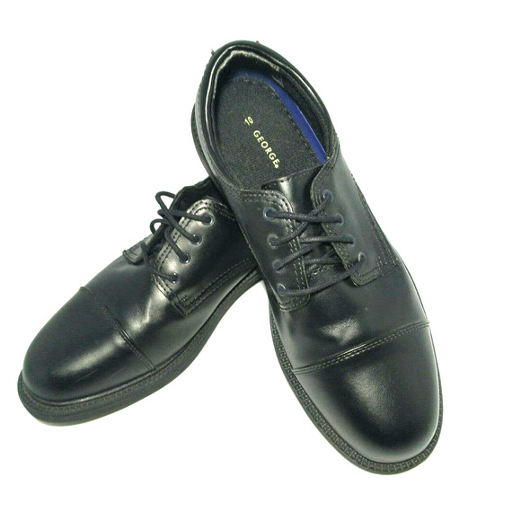 George Other - George Men's Oxford Style Dress Shoes Black Size 10 Men Business Casual